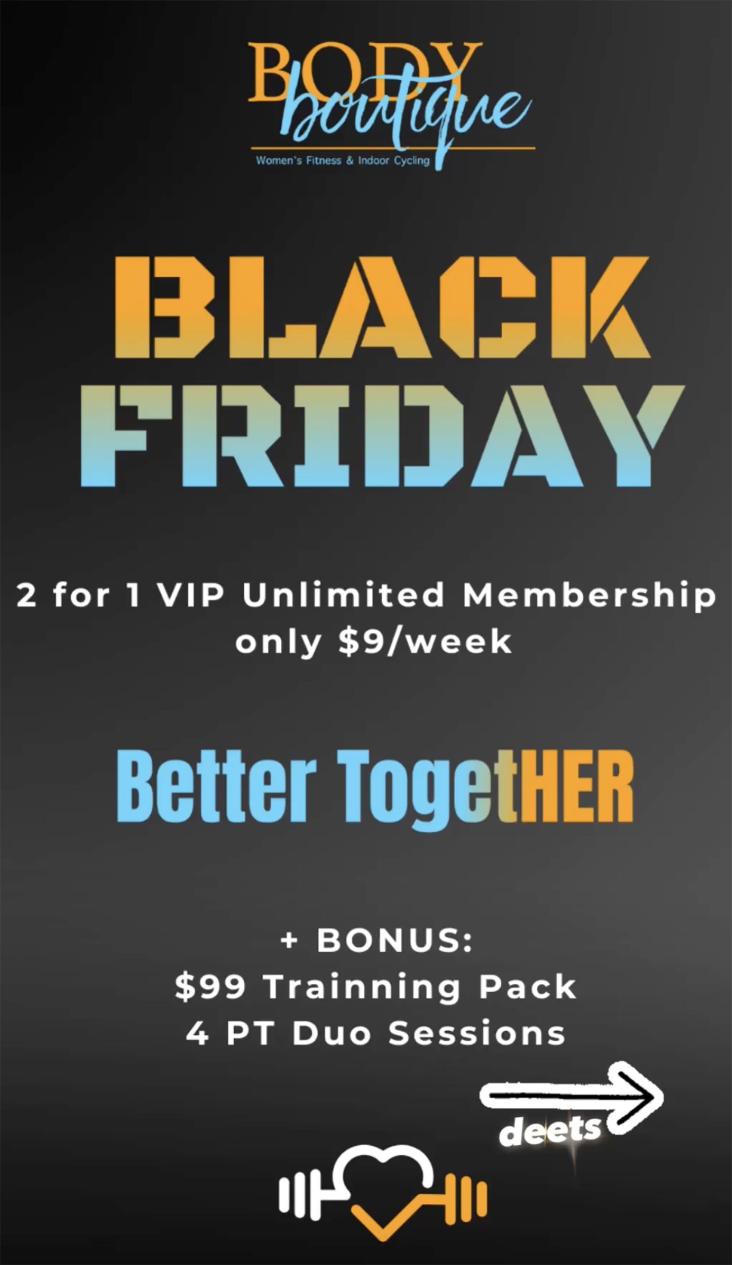 Body Boutique Fitness - Black Friday Special